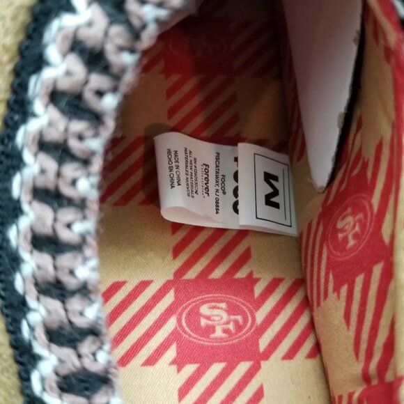 Foco San Francisco 49ers Slippers NFL NEW IN BOX Men's Medium 9-10 - Picture 9 of 13